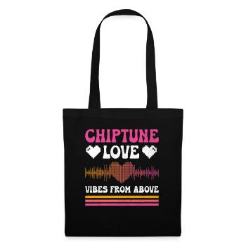 Chiptune Music Lover Groove zu den Bleeps und Bloo - Stoffbeutel - Schwarz - Vorne