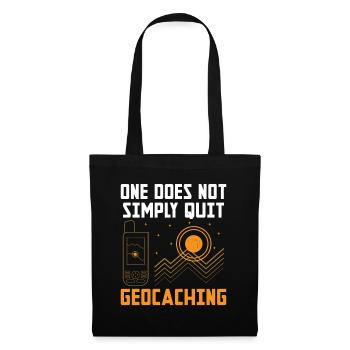 Geocaching Geocache Funny Geocacher Geocacher Sayi - Tote Bag - black - Front