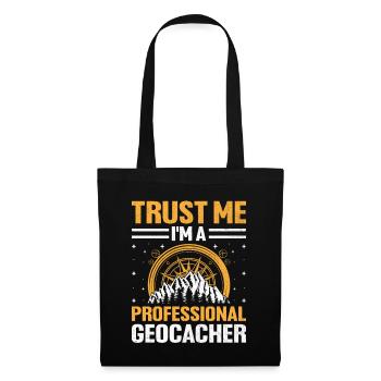 Geocaching Geocache Funny Geocacher Geocacher Sayi - Tote Bag - black - Front