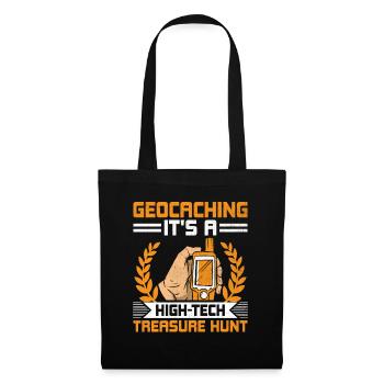 Geocaching Geocache Funny Geocacher Geocacher Sayi - Tote Bag - black - Front