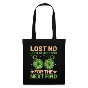 Géocaching Géocache Géocacher Funny Geocacher Sayi - Sac en tissu - noir - Devant