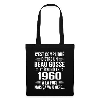 Forever Handsome 1960's Gift Birthday 1960's - Tote Bag - black - Front