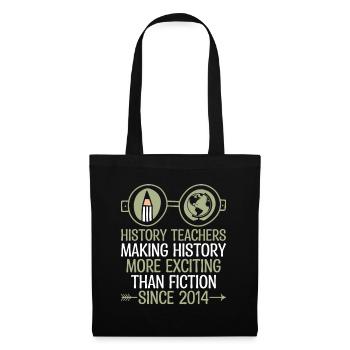 Professeur d’histoire depuis 2024 Funny Historical Teache - Sac en tissu - noir - Devant
