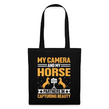 Horse Photography Horseback Riding Horses Hobby Ph - Tote Bag - black - Front