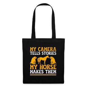 Horse Photography Horseback Riding Horses Hobby Ph - Tote Bag - black - Front