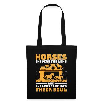 Horse Photography Horseback Riding Horses Hobby Ph - Tote Bag - black - Front