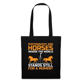 Horse Photography Horseback Riding Horses Hobby Ph - Tote Bag - black - Front