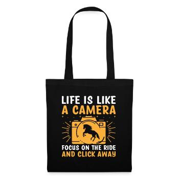Horse Photography Horseback Riding Horses Hobby Ph - Tote Bag - black - Front