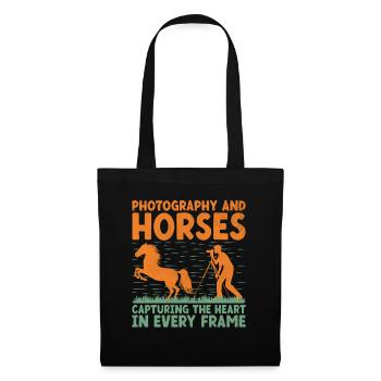 Horse Photography Horseback Riding Horses Hobby Ph - Tote Bag - black - Front