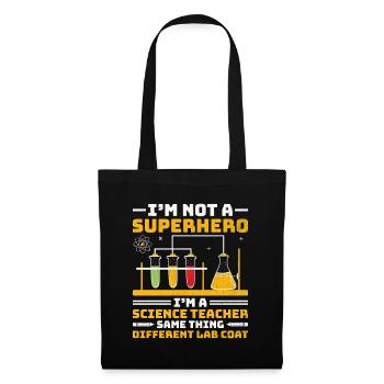 Science Teacher School Teacher Biology Chemistry P - Tote Bag - black - Front