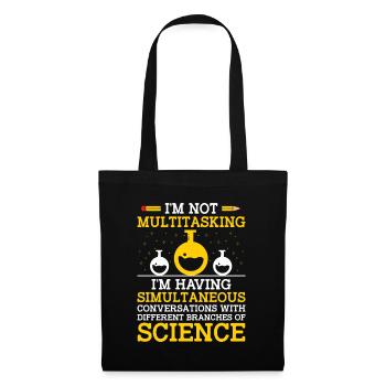 Science Teacher School Teacher Biology Chemistry P - Tote Bag - black - Front