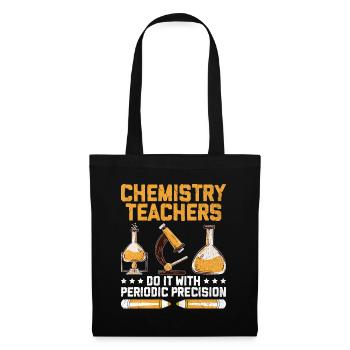 Professeur de sciences Professeur d’école Biologie Chimie P - Sac en tissu - noir - Devant