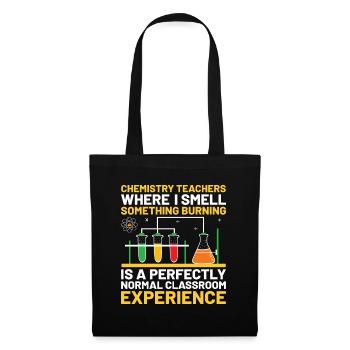 Science Teacher School Teacher Biology Chemistry P - Tote Bag - black - Front