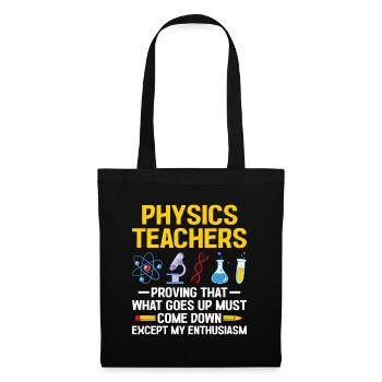 Professeur de sciences Professeur d’école Biologie Chimie P - Sac en tissu - noir - Devant