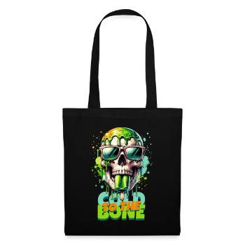 COLD TO THE BONE Skull with Ice - Tongue - Tote Bag - black - Front