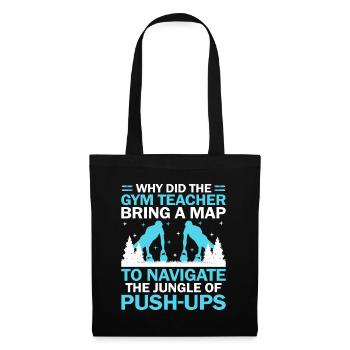 Physical Education Teacher PE Teachers School Spor - Tote Bag - black - Front