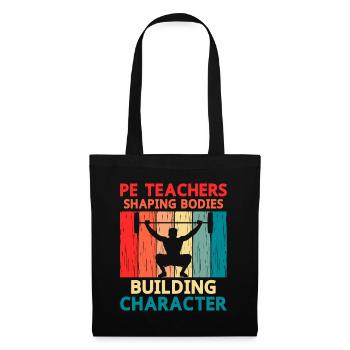 Physical Education Teacher PE Teachers School Spor - Tote Bag - black - Front