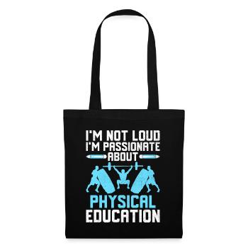 Physical Education Teacher PE Teachers School Spor - Tote Bag - black - Front