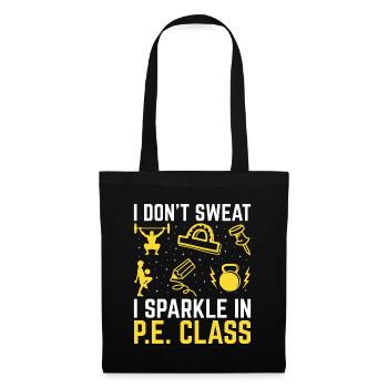 Professeur d’éducation physique Professeurs d’éducation physique École Spor - Sac en tissu - noir - Devant