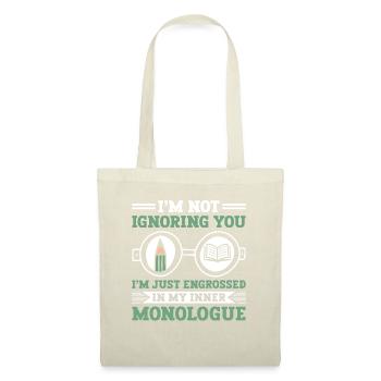 Professeur de littérature Professeur d’école Professeur drôle S - Sac en tissu - nature - Devant
