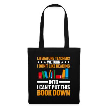 Literature Teacher School Teacher Funny Teachers S - Tote Bag - black - Front
