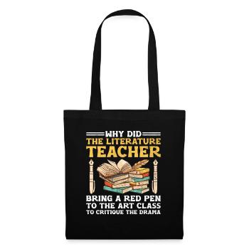 Literature Teacher School Teacher Funny Teachers S - Tote Bag - black - Front
