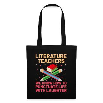 Literature Teacher School Teacher Funny Teachers S - Tote Bag - black - Front