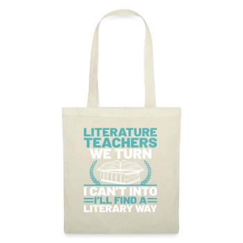 Professeur de littérature Professeur d’école Professeur drôle S - Sac en tissu - nature - Devant