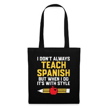 Foreign Language Teacher School Languages Teachers - Tote Bag - black - Front
