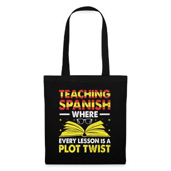 Foreign Language Teacher School Languages Teachers - Tote Bag - black - Front
