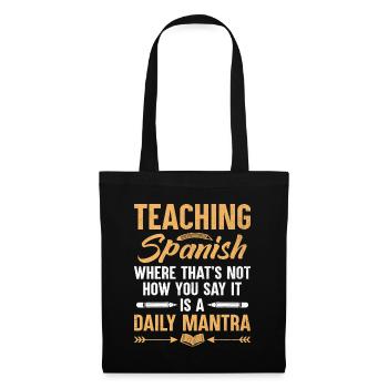 Foreign Language Teacher School Languages Teachers - Tote Bag - black - Front