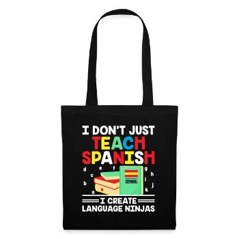 Foreign Language Teacher School Languages Teachers - Tote Bag - black - Front