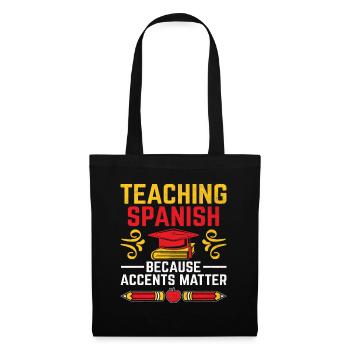 Foreign Language Teacher School Languages Teachers - Tote Bag - black - Front