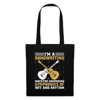 Musician Songwriter Singer Musician Music Music Pr - Tote Bag - black - Front