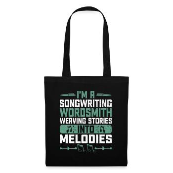 Musicien Auteur-compositeur Chanteur Musicien Musique Musique Pr - Sac en tissu - noir - Devant