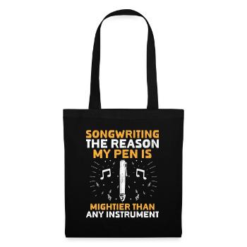 Musician Songwriter Singer Musician Music Music Pr - Tote Bag - black - Front