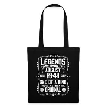 Légendaire depuis août 1941 - Millésime Août 1941 - Sac en tissu - noir - Devant