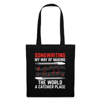 Musician Songwriter Singer Musician Music Music Pr - Tote Bag - black - Front