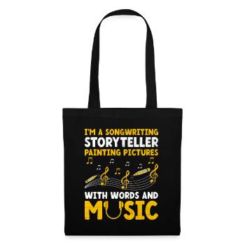 Musician Songwriter Singer Musician Music Music Pr - Tote Bag - black - Front