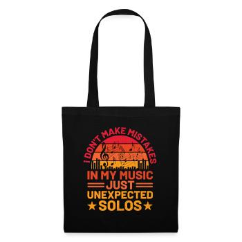 Musicien Auteur-compositeur Chanteur Musicien Musique Musique Pr - Sac en tissu - noir - Devant