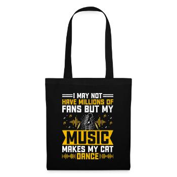 Musicien Auteur-compositeur Chanteur Musicien Musique Musique Pr - Sac en tissu - noir - Devant