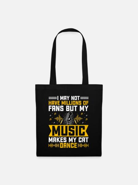 Musiker Songwriter Sänger Musiker Musik Musik Pr - Stoffbeutel - Schwarz
