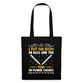 Musicien Auteur-compositeur Chanteur Musicien Musique Musique Pr - Sac en tissu - noir - Devant