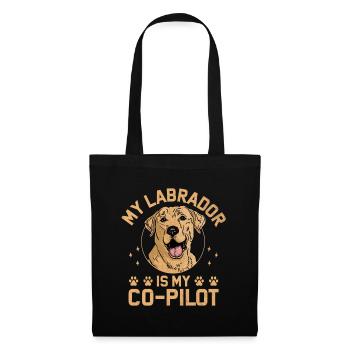 My Labrador Is My Co Pilot Lab Retriever Dog Retri - Tote Bag - black - Front