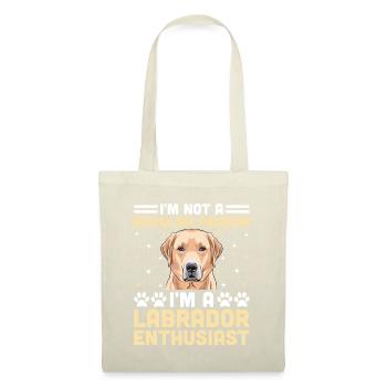 Je ne suis pas une personne ordinaire, je suis un passionné du Labrador - Sac en tissu - nature - Devant