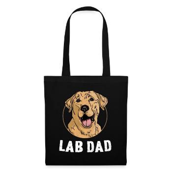Lab Dad Labrador Retriever Labradors Dog Retriever - Sac en tissu - noir - Devant