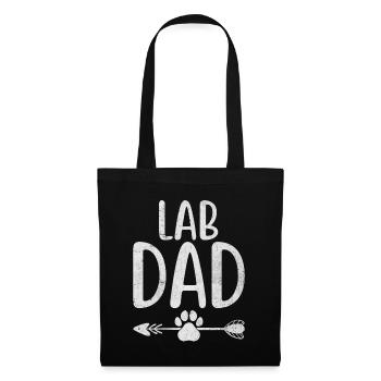 Lab Dad Labrador Retriever Labradors Dog Retriever - Tote Bag - black - Front