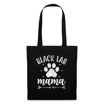 Black Lab Mama Labrador Retriever Dog Lover - Tote Bag - black - Front