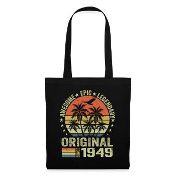 Birthday Party 1949 Vintage 1949 Retro 1949 - Tote Bag - black - Front