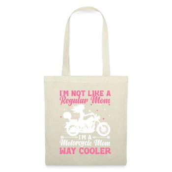 Je ne suis pas comme une maman ordinaire, je suis une maman à moto - Sac en tissu - nature - Devant